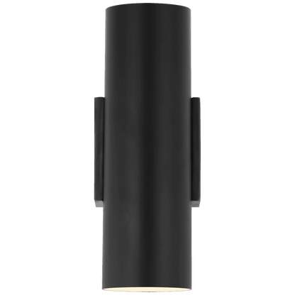 Visual Comfort Signature Nella Small Cylinder Wall Sconce Matte Black