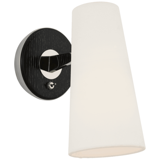Visual Comfort Signature Olina 10 Polished Nickel and Ebony