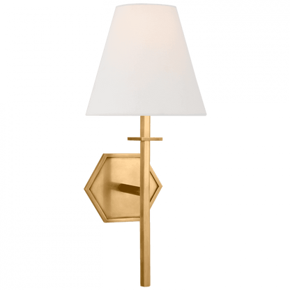 Visual Comfort Signature Olivier Medium Wall Sconce Hand-Rubbed Antique Brass