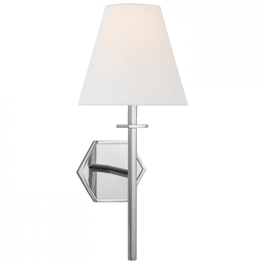 Visual Comfort Signature Olivier Medium Wall Sconce Polished Nickel