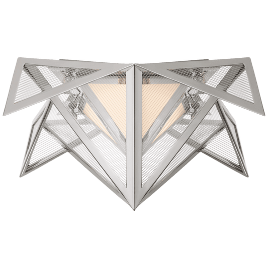 Visual Comfort Signature Ori Flush Mount Polished Nickel