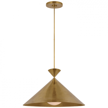 Visual Comfort Signature Orsay Grande Pendant Polished Nickel