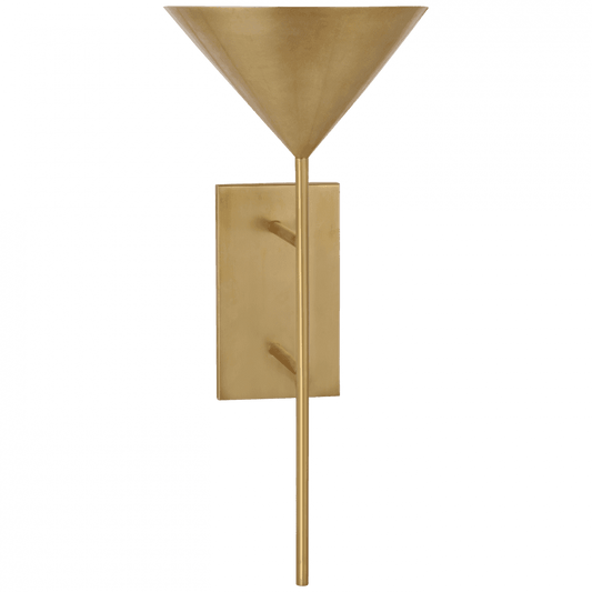 Visual Comfort Signature Orsay LED Medium Uplight Sconce Hand-Rubbed Antique Brass
