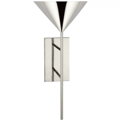 Visual Comfort & Co. Signature Collection Orsay LED Medium Uplight Sconce - Polished Nickel