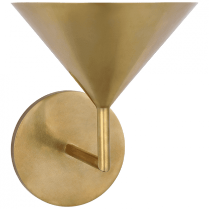 Visual Comfort Signature Orsay LED Small Single Sconce Hand-Rubbed Antique Brass