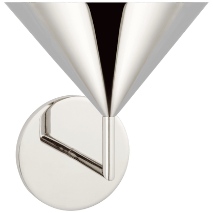Visual Comfort Signature Orsay LED Small Single Sconce Polished Nickel