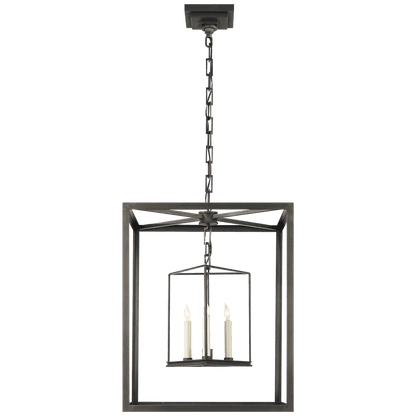 Visual Comfort Signature Osborne Lantern Pendant Aged Iron