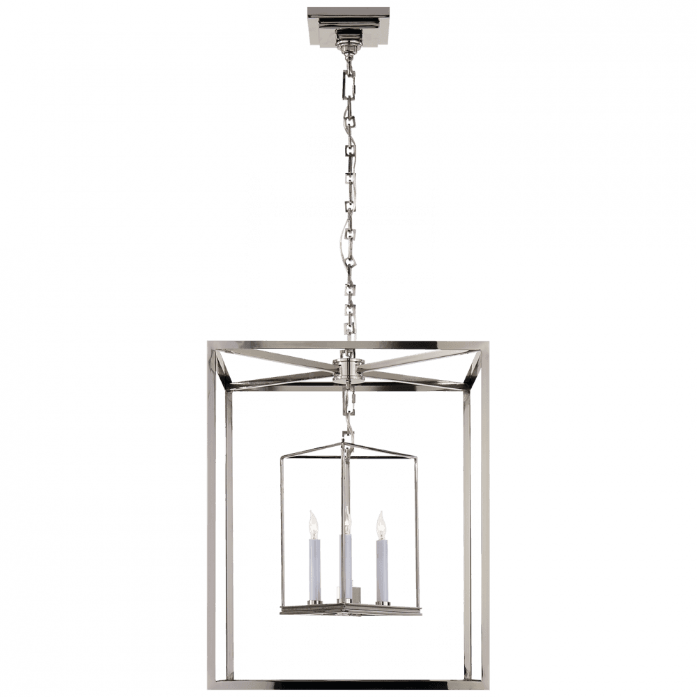 Visual Comfort Signature Osborne Lantern Pendant Polished Nickel