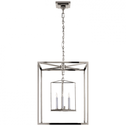 Visual Comfort Signature Osborne Lantern Pendant Polished Nickel