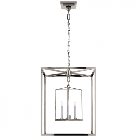 Visual Comfort Signature Osborne Lantern Pendant Polished Nickel