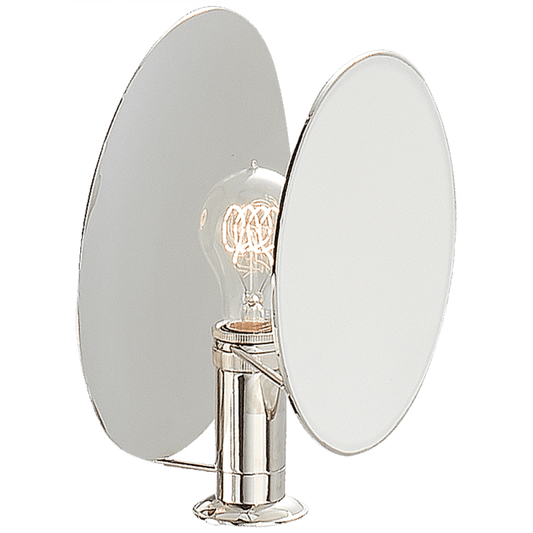Visual Comfort Signature Osiris Reflector Wall Sconce Polished Nickel