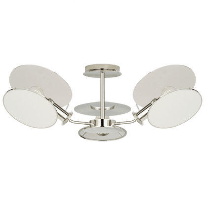 Visual Comfort Signature Osiris Semi-Flush Mount Polished Nickel