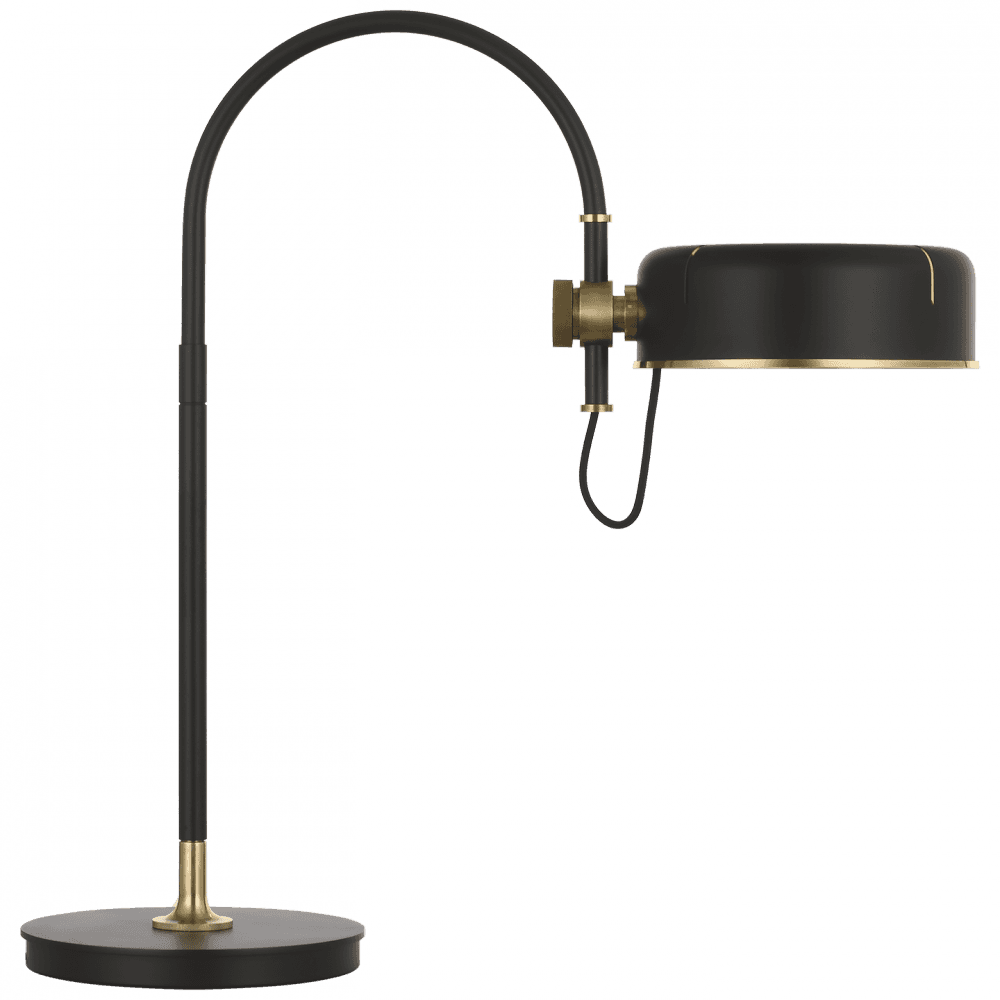 Visual Comfort Signature Oso 25 Modern Iron and Hand-Rubbed Antique Brass
