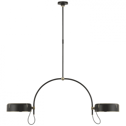 Visual Comfort Signature Oso 54 Modern Iron and Hand-Rubbed Antique Brass