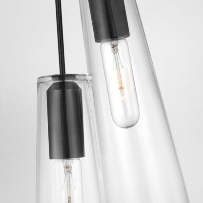 Visual Comfort & Co. Signature Collection Osvaldo 4" Double Pendant, Visual Comfort & Co. Signature Collection RB 5111BZ-CG DDFA4