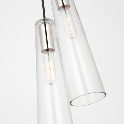 Visual Comfort & Co. Signature Collection Osvaldo 4" Double Pendant, Visual Comfort & Co. Signature Collection RB 5111PN-CG DDFA5