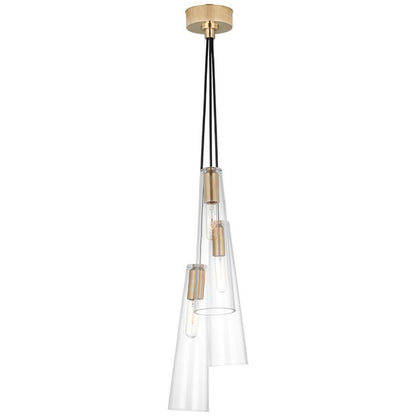 Visual Comfort & Co. Signature Collection Osvaldo 4" Triple Pendant, Visual Comfort & Co. Signature Collection RB 5112AB-CG DD8G2