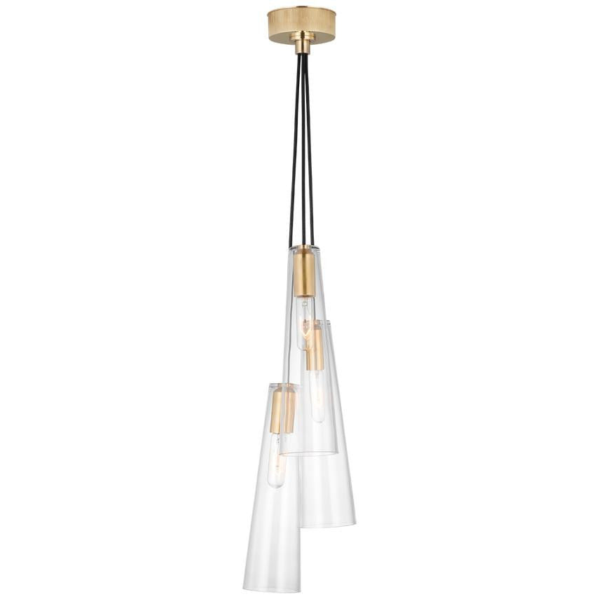 Visual Comfort Signature Osvaldo 4 Antique-Burnished Brass