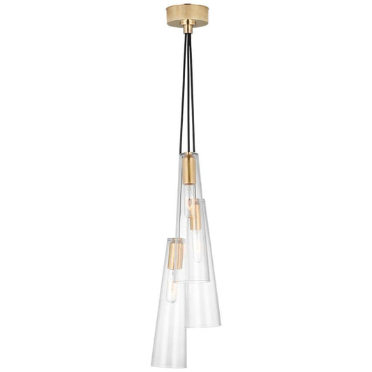 Visual Comfort Signature Osvaldo 4 Antique-Burnished Brass