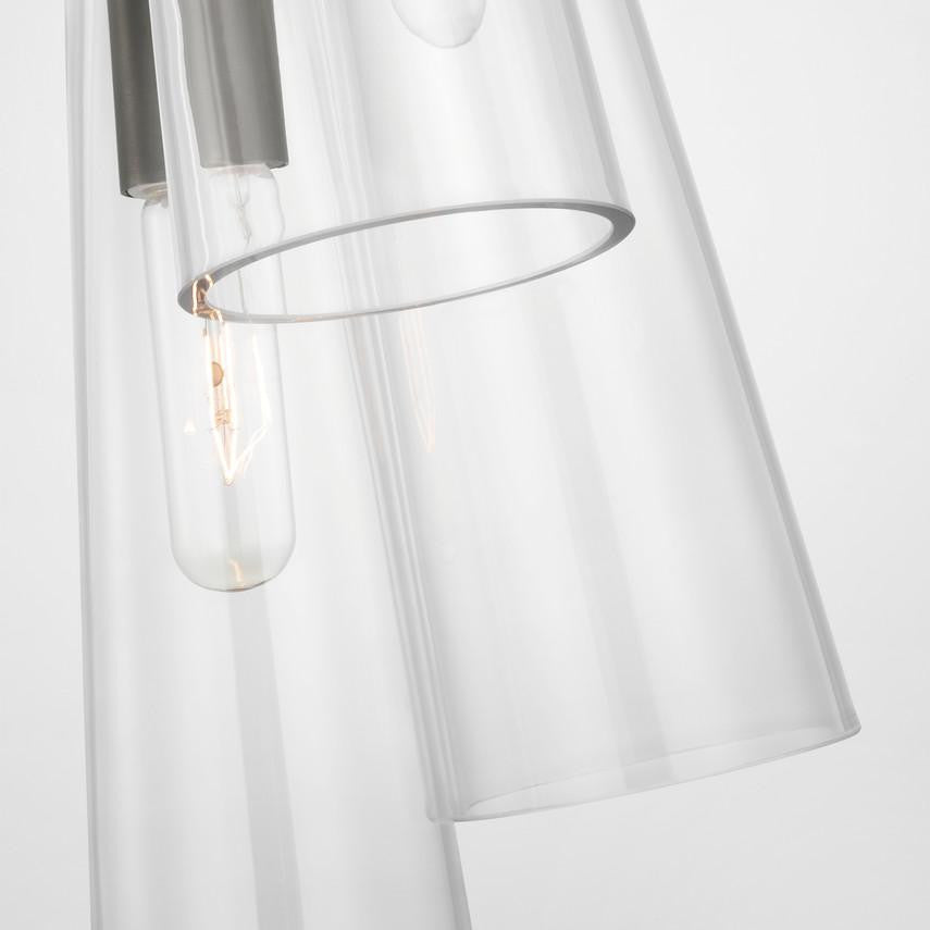 Visual Comfort & Co. Signature Collection Osvaldo 4" Triple Pendant, Visual Comfort & Co. Signature Collection RB 5112BZ-CG N1X5N