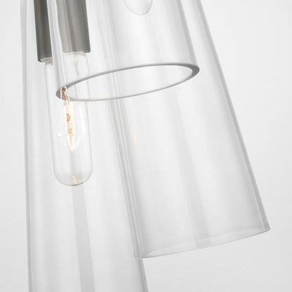 Visual Comfort & Co. Signature Collection Osvaldo 4" Triple Pendant, Visual Comfort & Co. Signature Collection RB 5112BZ-CG N1X5N