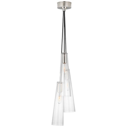 Visual Comfort & Co. Signature Collection Osvaldo 4" Triple Pendant, Visual Comfort & Co. Signature Collection RB 5112PN-CG N1W6A