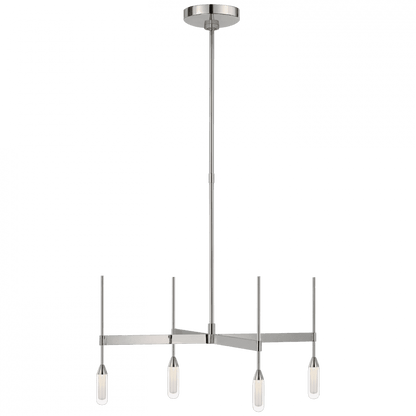 Visual Comfort Signature Overture Medium Downlight Chandelier Polished Nickel