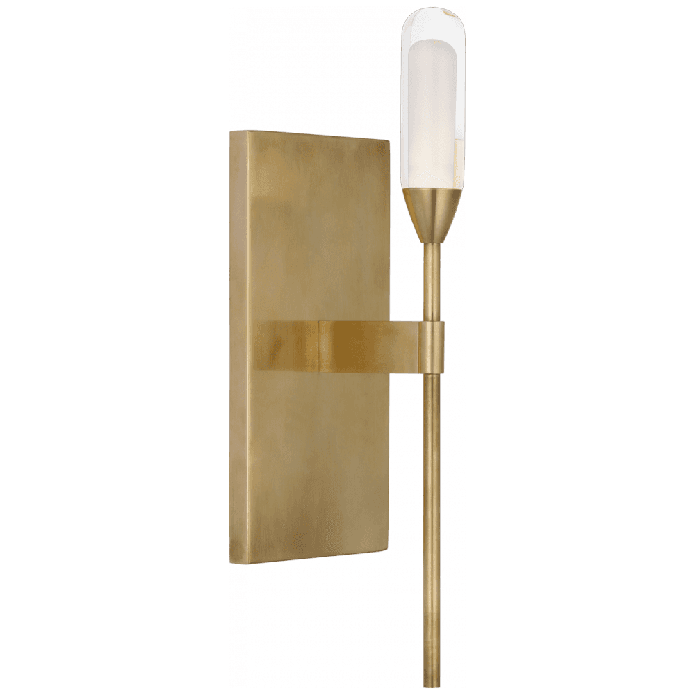 Visual Comfort Signature Overture Medium Sconce Natural Brass