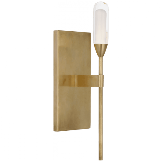 Visual Comfort Signature Overture Medium Sconce Natural Brass