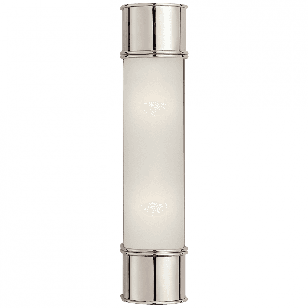 Visual Comfort Signature Oxford Bathroom Wall Sconce Polished Nickel