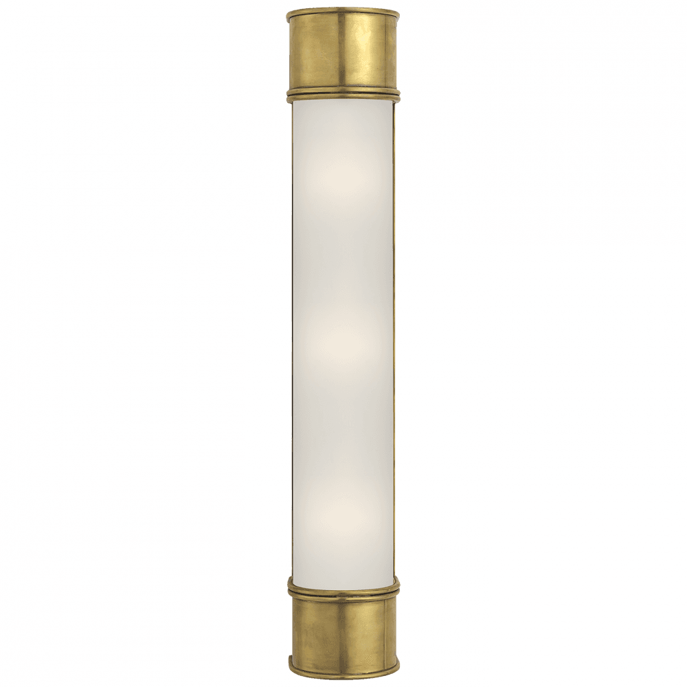 Visual Comfort Signature Oxford Bathroom Wall Sconce Antique-Burnished Brass
