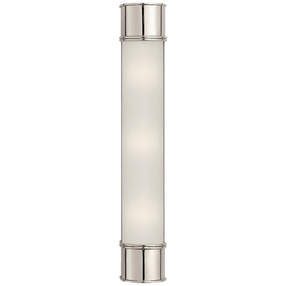 Visual Comfort Signature Oxford Bathroom Wall Sconce Polished Nickel