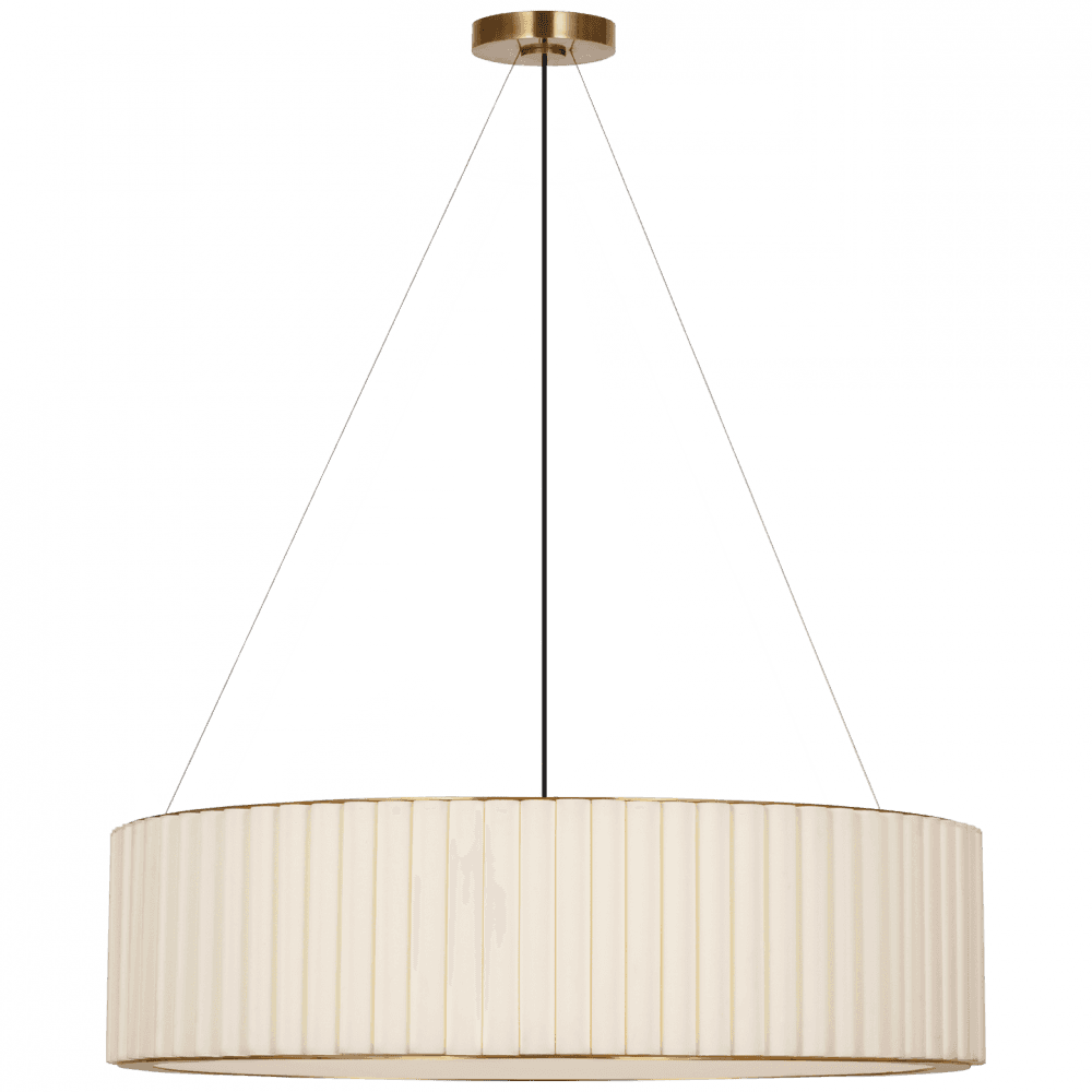 Visual Comfort Signature Palati Extra Large Hanging Shade Hand-Rubbed Antique Brass