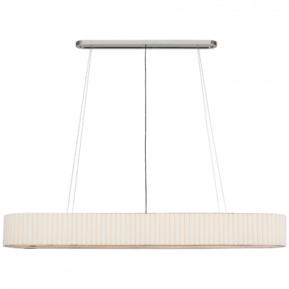 Visual Comfort Signature Palati Extra Large Linear Chandelier Polished Nickel