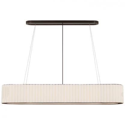 Visual Comfort Signature Palati Large Linear Chandelier Bronze
