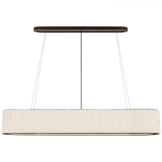 Visual Comfort Signature Palati Large Linear Chandelier Bronze