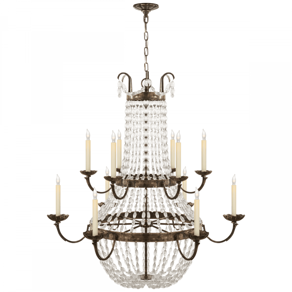 Visual Comfort Signature Paris Flea Market Chandelier Sheffield Silver