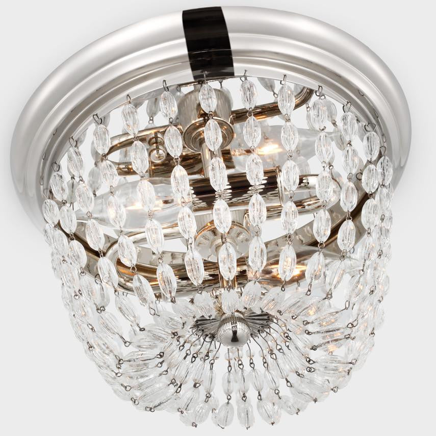 Visual Comfort & Co. Signature Collection Paris Flea Market Small Flush Mount, Visual Comfort & Co. Signature Collection CHC 4206PN-SG N1W65