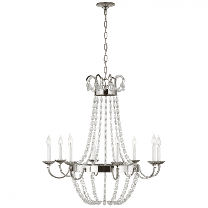 Visual Comfort Signature Paris Flea Market Chandelier Sheffield Silver