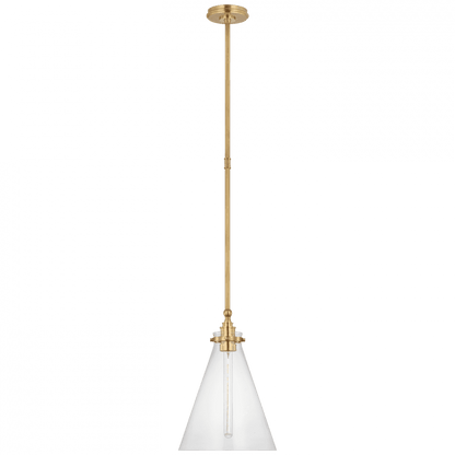 Visual Comfort Signature Parkington 11 Antique-Burnished Brass