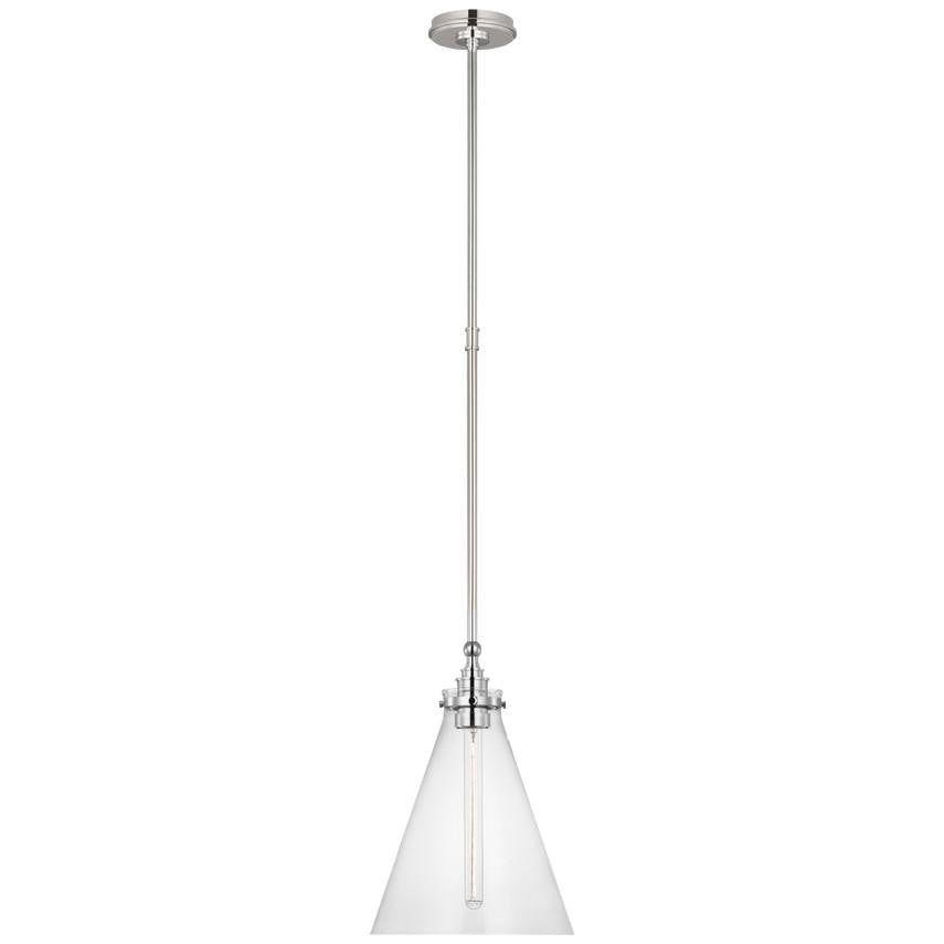 Visual Comfort Signature Parkington 11 Polished Nickel
