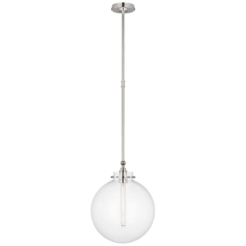 Visual Comfort Signature Parkington 14 Polished Nickel