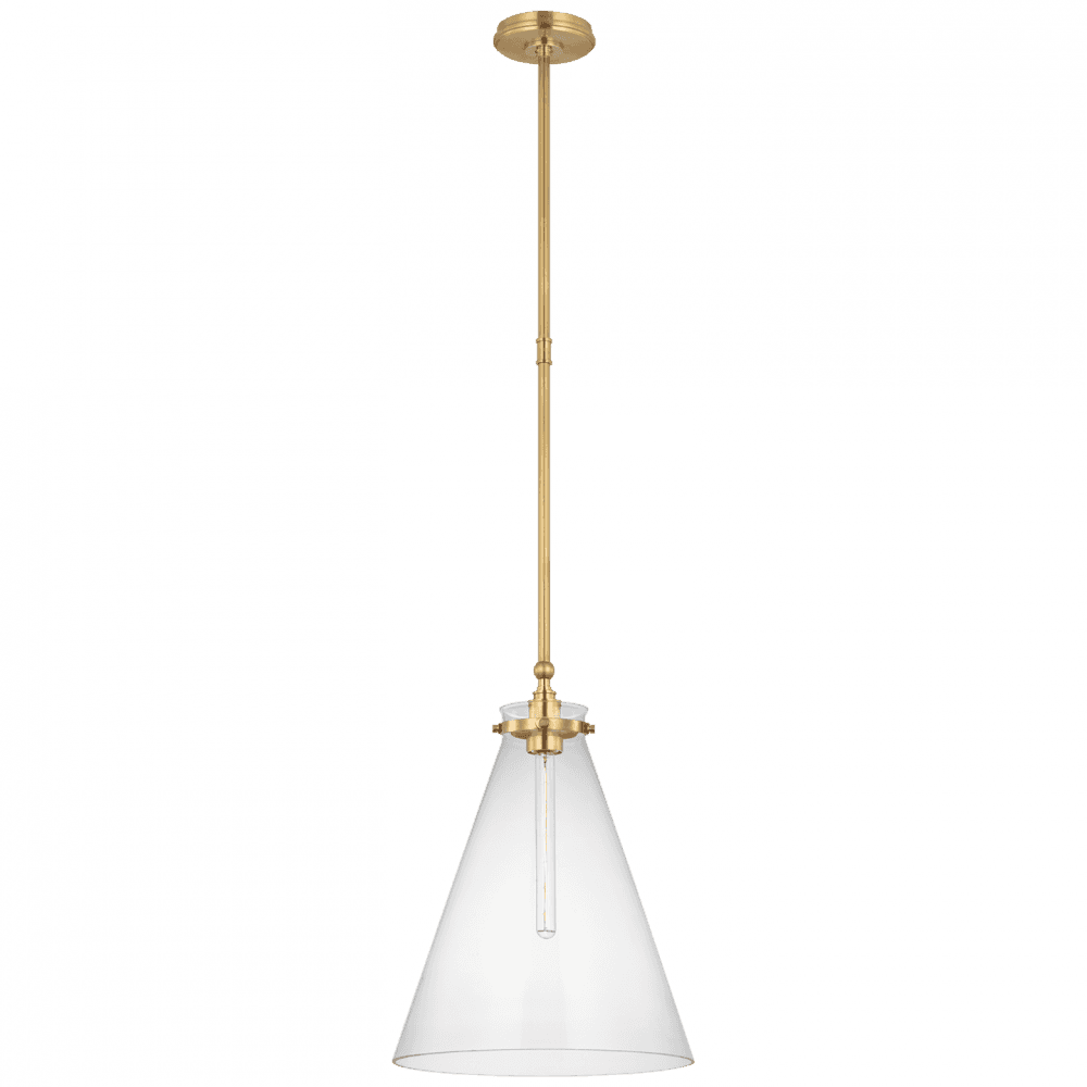 Visual Comfort Signature Parkington 15 Antique-Burnished Brass
