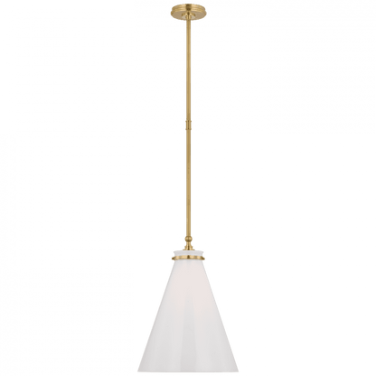 Visual Comfort Signature Parkington 15 Antique-Burnished Brass