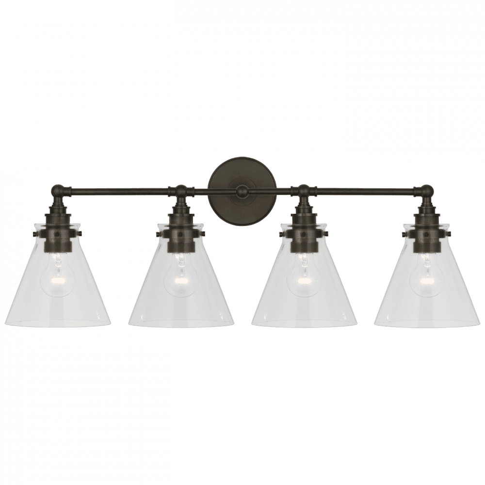 Visual Comfort Signature Parkington Bath Bar Vanity Polished Nickel