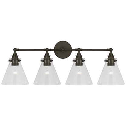 Visual Comfort Signature Parkington Bath Bar Vanity Polished Nickel