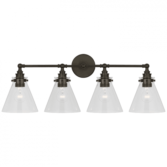 Visual Comfort Signature Parkington Bath Bar Vanity Polished Nickel