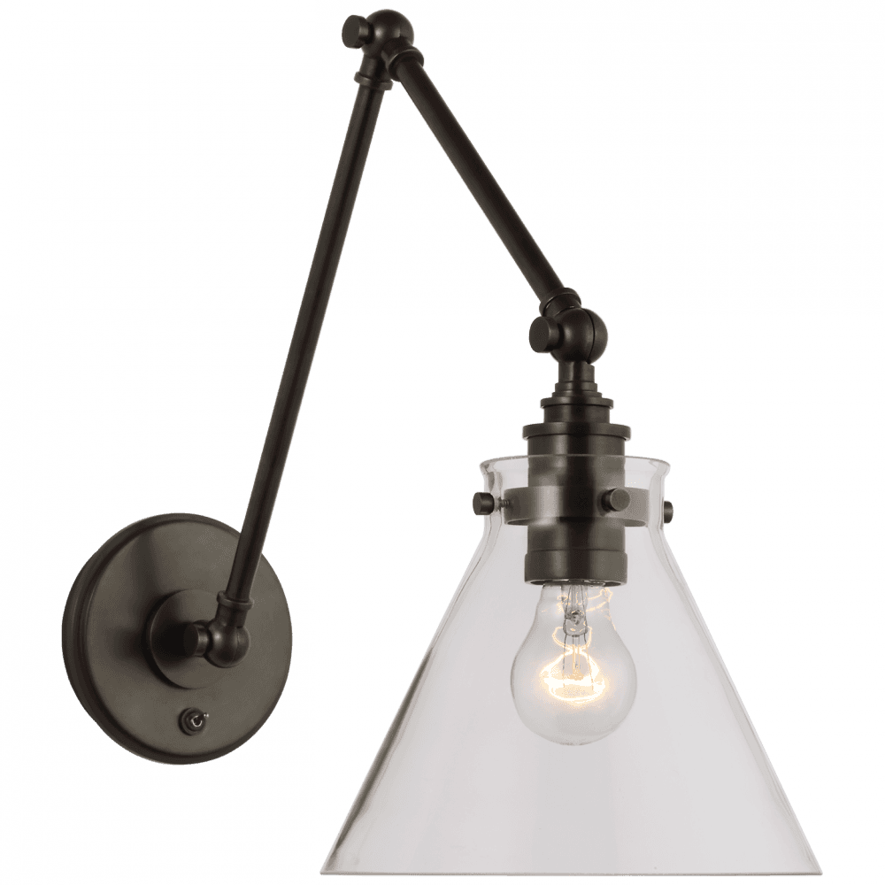 Visual Comfort Signature Parkington Double Library Wall Light Bronze