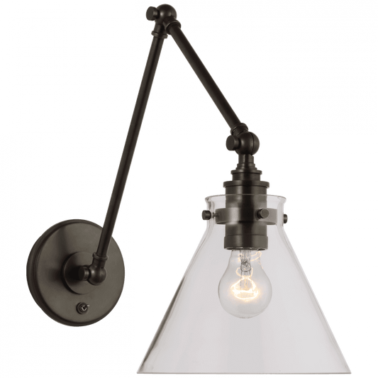 Visual Comfort Signature Parkington Double Library Wall Light Bronze