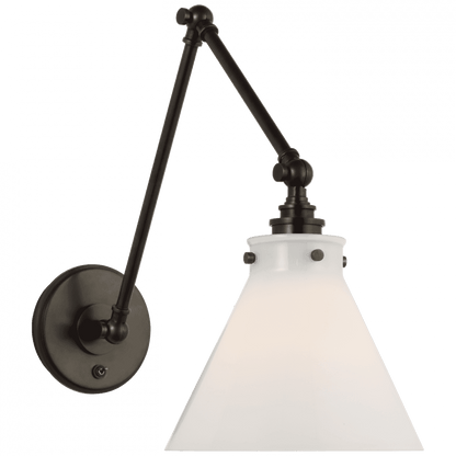 Visual Comfort Signature Parkington Double Library Wall Light Bronze